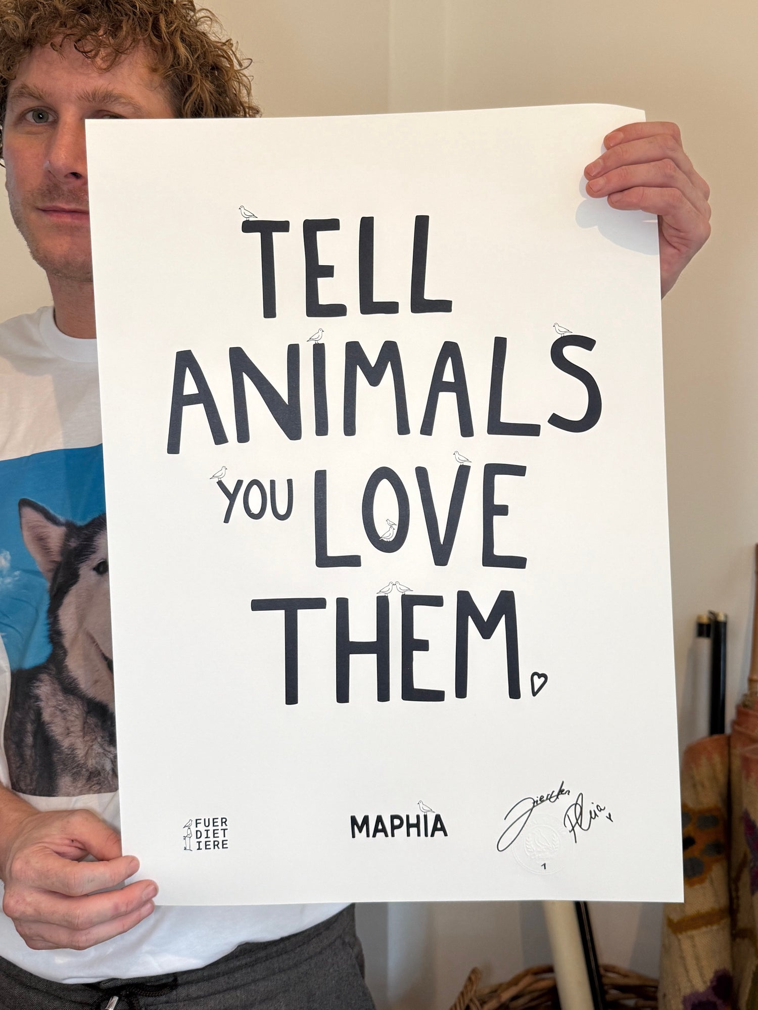 ANIMALS 🤍 limitiertes Plakat