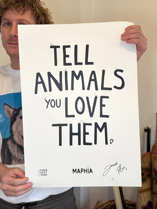 ANIMALS 🤍 limitiertes Plakat