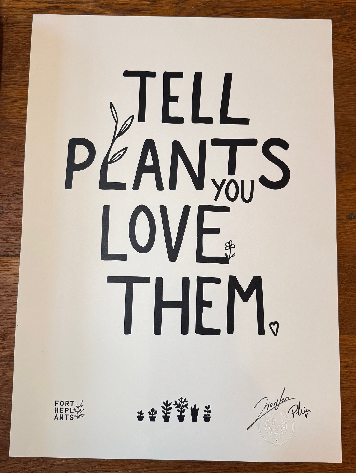 PLANTS - limitiertes Plakat